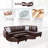 Jayzen 3 - Piece Vegan Sectional-1119954545-1094079081-1094079078