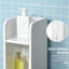 MDF / Particle Board Freestanding Linen Cabinet