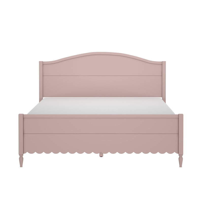 Grand lit simple Charlotte, Grand lit, Rose fleuri