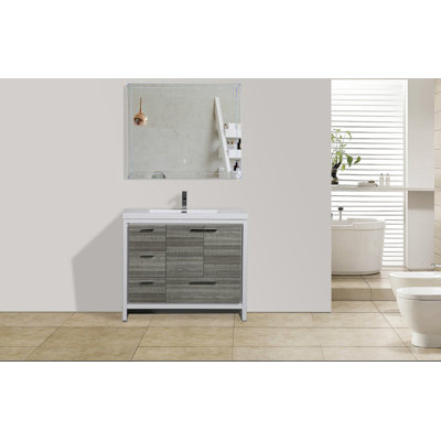 Meuble-lavabo simple 42 po Curly