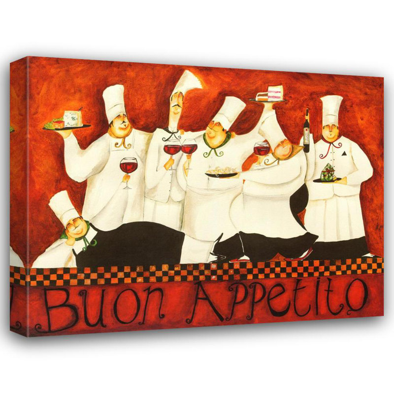 Buon Appetito, H 28 po x l 35 po