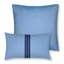 Ocean Banded Box Square Performance Pillow Cover & Insert