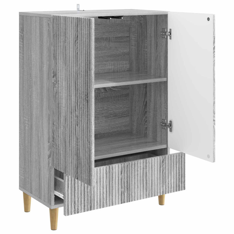66cm Sideboard, Grey Sonoma