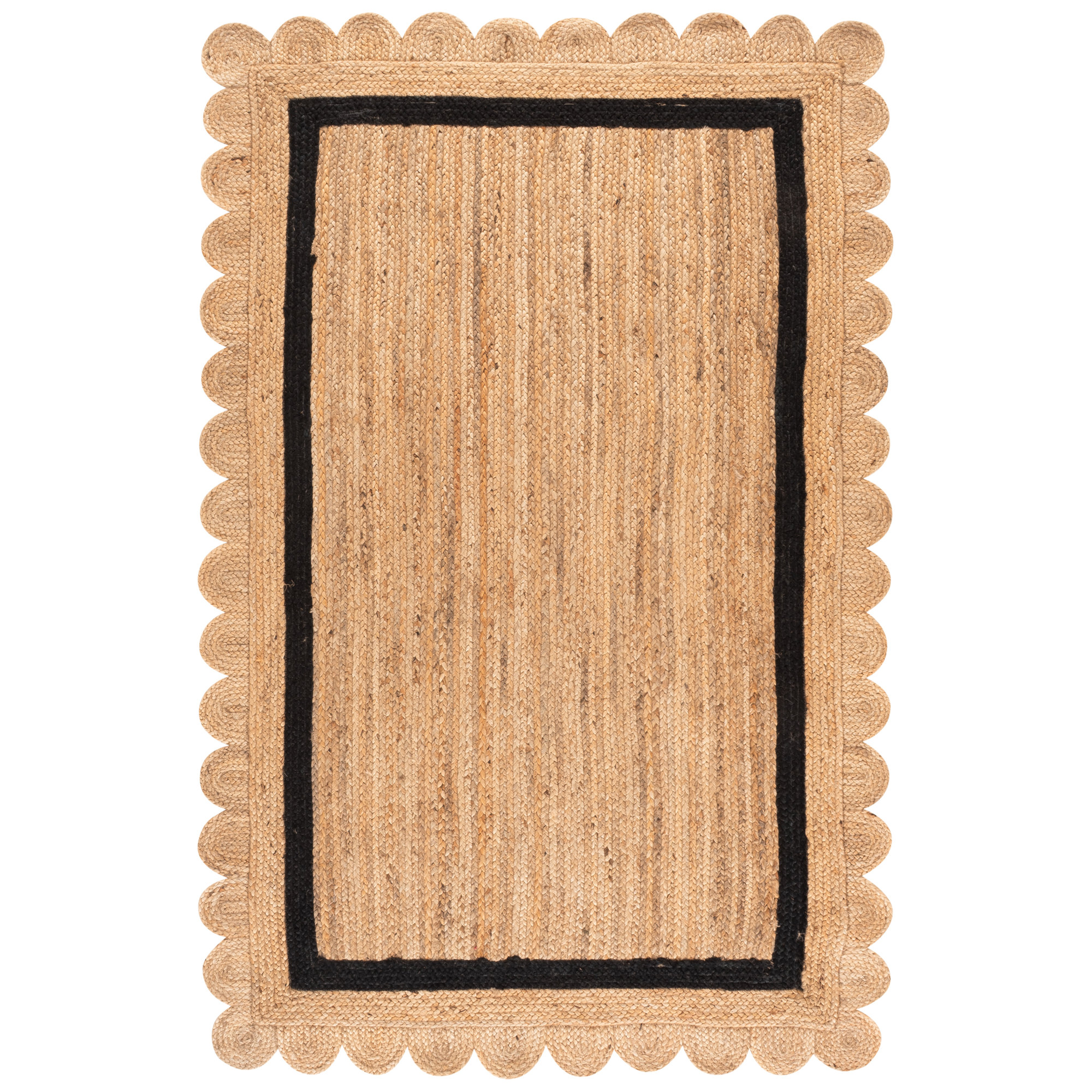 Inkai Jute/Sisal Area Rug, Rectangle 4' x 6'
