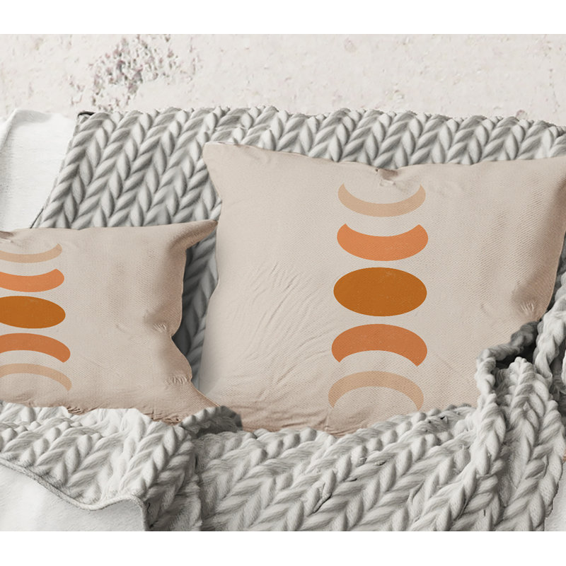 Abstract Throw Pillow, 16" x 16"