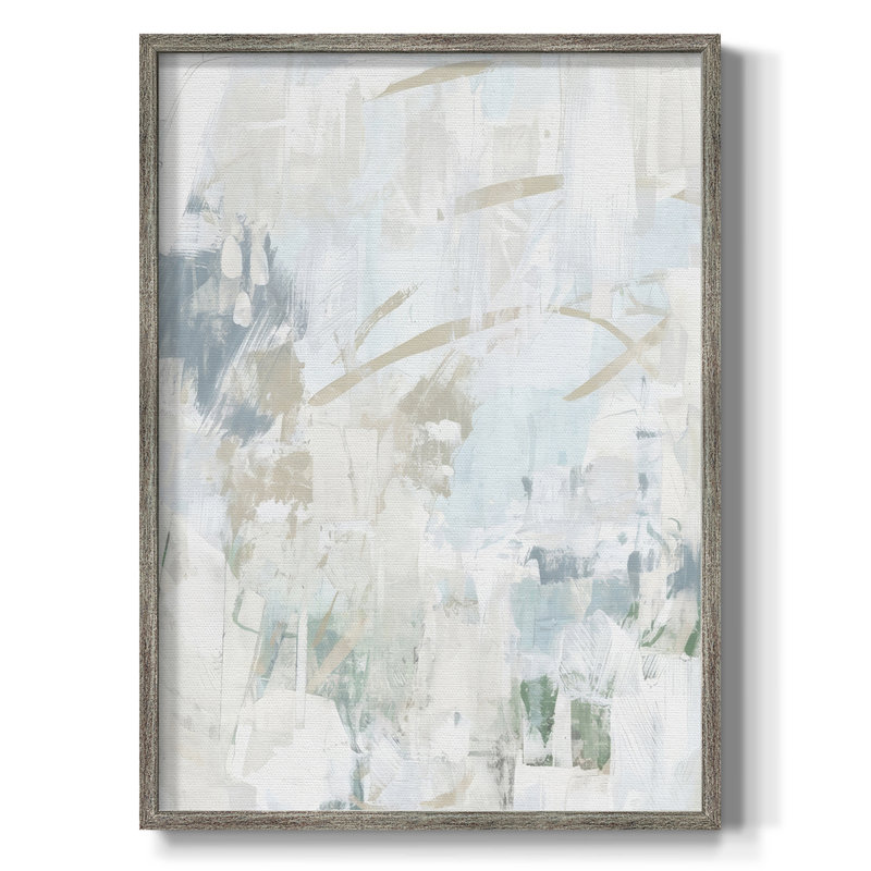 Impasto Poem IV, reproduction encadrée - bois massif, H 11 po x l 9 po