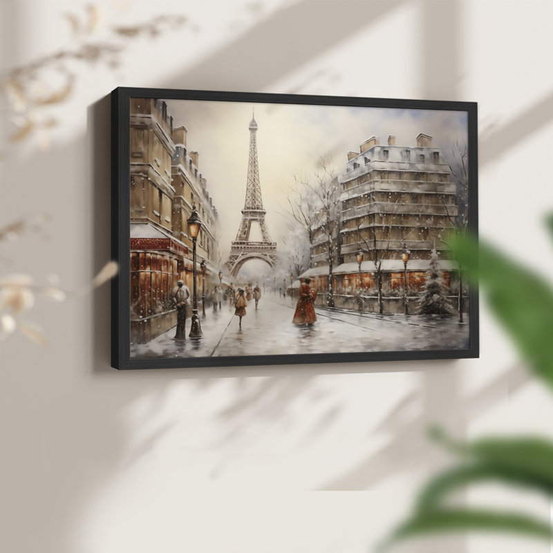 Chirstmas Art-CCCXXIII -Framed Print - Restickable, H 8 po x l 10 po, Noir, noir, noir, noir