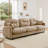 Modular Sectional Couch with Chenille Fabric and Elegant Design Features-983726457