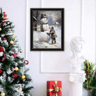 Living Room Decoration Wall Art - Black Framed, 18X1x14 In, 3 Lb, Chic Appeal Stunning Home Decorative Print Captivating Design