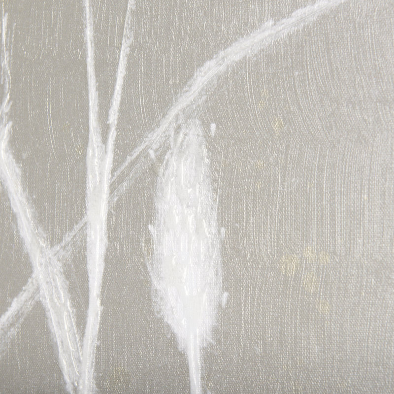 Toile texturée embellie à la main «Growing Long The River III», H 40 po x l 20 po x P 1,5 po