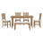 Dining Room Table And Chairs With Bench, Rustic Wood Dining Set