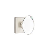 Hampton Crystal Knob with Square Rose