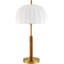 Lampe de table en bois massif Sochi
