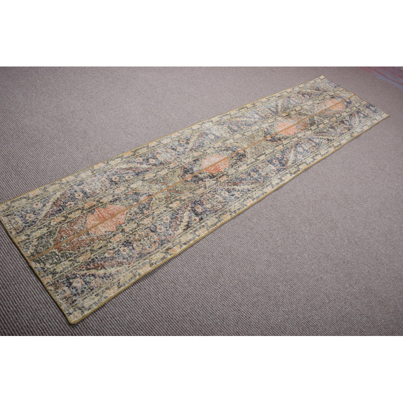 Tapis turc bleu Oushak