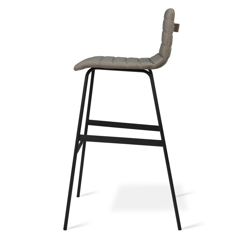 Lecture Upholstered Bar Stool, Pixel Truffle