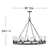 Sawyer 12-Light Single Tier Outdoor Rustic Chandelier