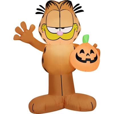 Airblown Garfield SM Nick w/Pumpkin