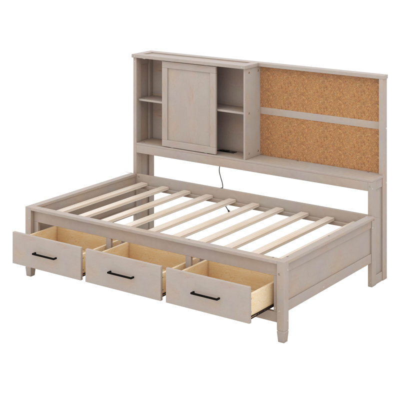 Bertran Daybed, Antique Gray