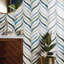 Begonia 12x15 Polished Marble Mosaic Tile-2125299584
