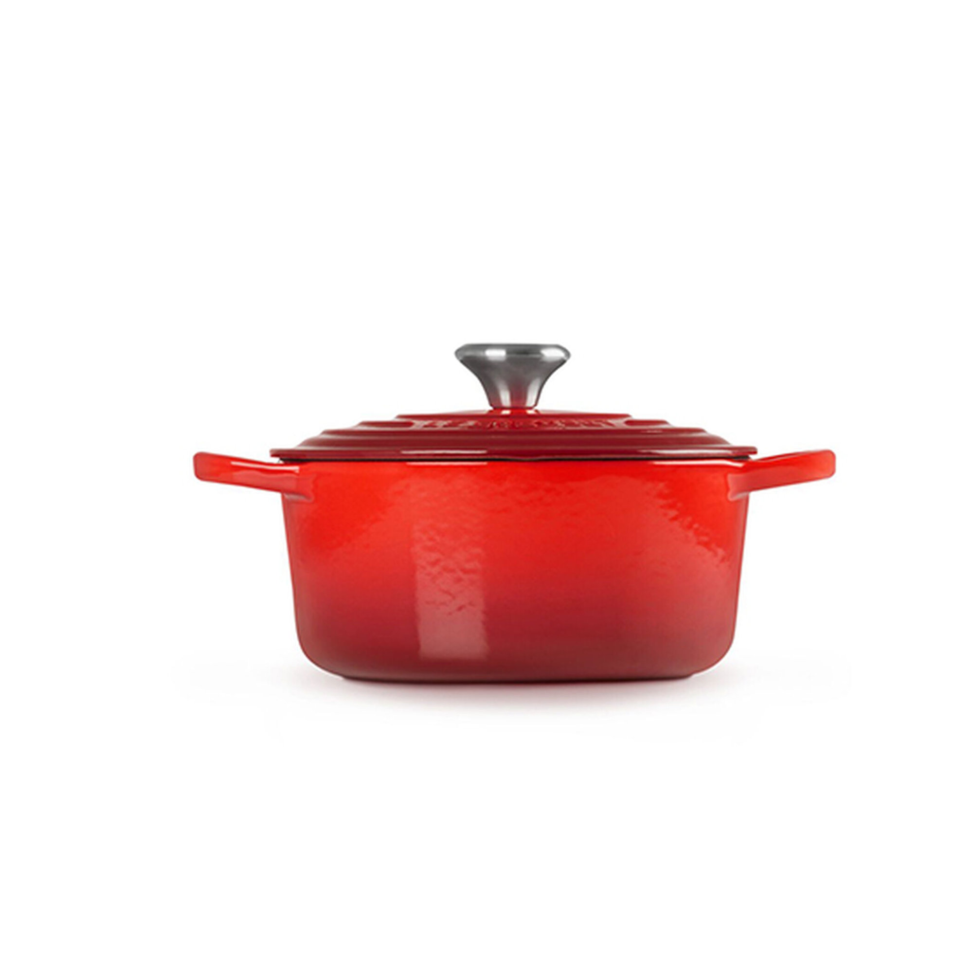 Le Creuset Signature Enameled Cast Iron Round Dutch Oven with Lid, 2 quarts, Cerise
