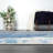 Rectangle Eduvina Abstract Machine Woven Polypropylene Area Rug in Gray/Blue-850341816