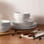 24 Piece Dinnerware Sets, Plates and Bowls Sets for 6, White-2147043414
