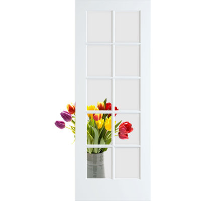 Porte française en verre Lite Slab