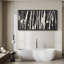 BAW, rayures zébrées abstraites en noir et blanc, impression sur toile-111176771-98042356