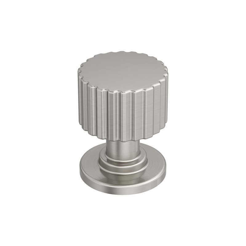 Bouton d'armoire, Nickel satiné, 1"