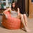 Bean Bag Chair for Kids, Teens, and Adults - Filled with Soft Beads, Includes Removable and Machine Washable Cover - Multiple Colors, Sizes and Fabrics including Soft Nylon & Canvas with Patterns-1783236408-1785356750