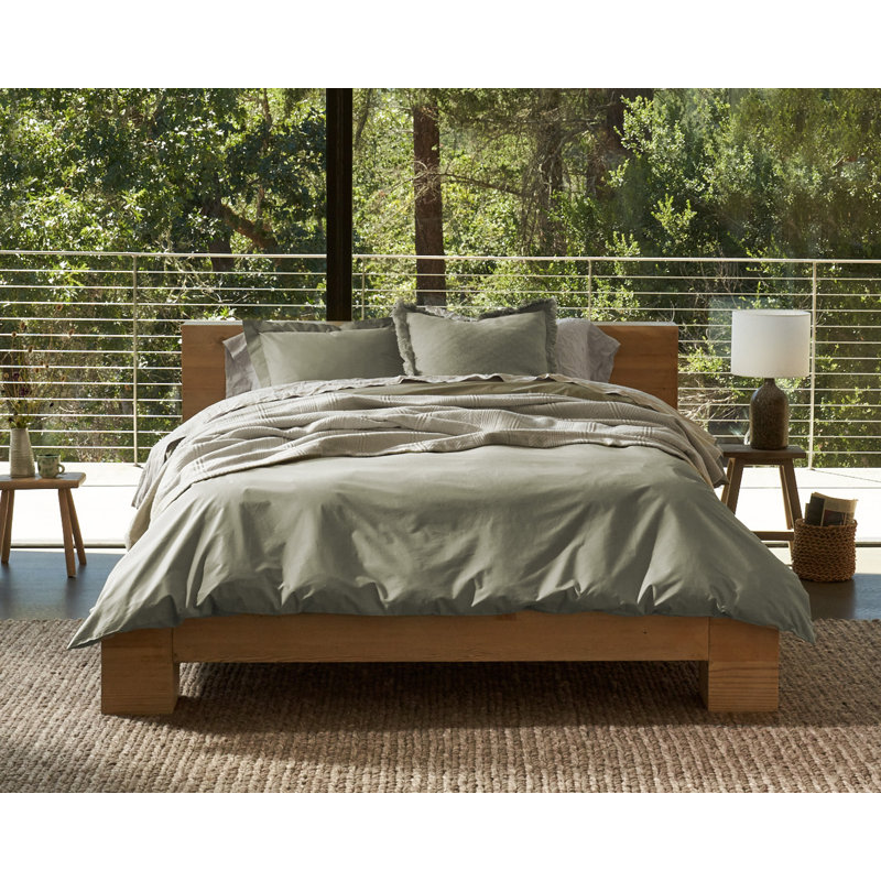 Refined Organic Sheet Set, Undyed, Full Sheet Set with 2 Pillowcases