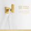 Crochet simple pour serviettes mural en acier inoxydable-78606913