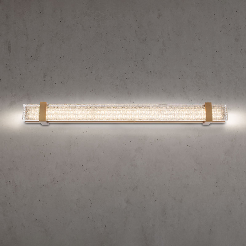 Verandah 1 - Light LED Vanity Light, Aged Brass