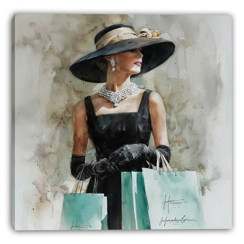 «Elegant Day Out», art mural sur toile tendue