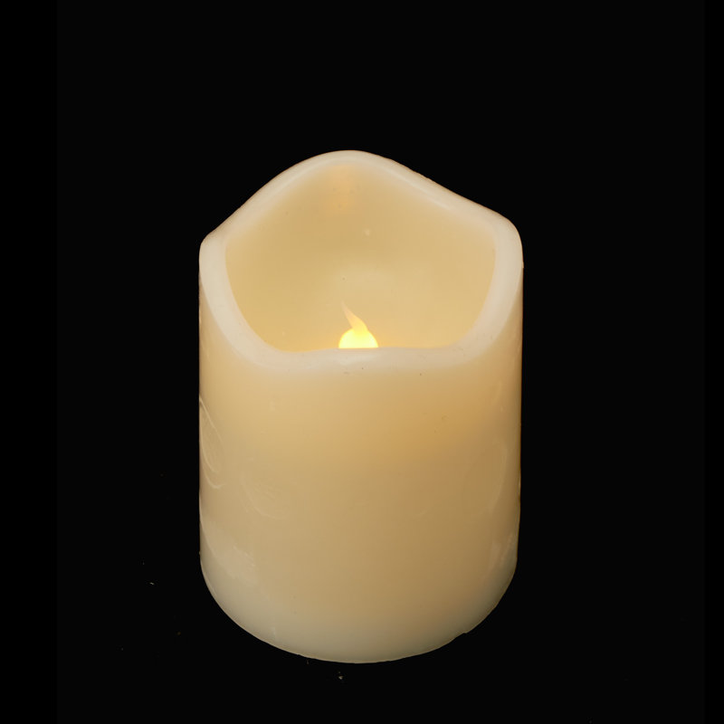 Bougie DEL sans flamme sans parfum, H 3,5 po x l 2 po x P 2 po