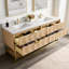 Ensemble de meuble-lavabo double 72 po Milagro-177492087