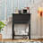 Narrow Console Table, Slim Sofa Table With Three Storage Drawers And Bottom Shelf-1549290747