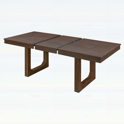 Extendable Dining Table,Farmhouse Style with Removable Leaf for Flexible Seating
