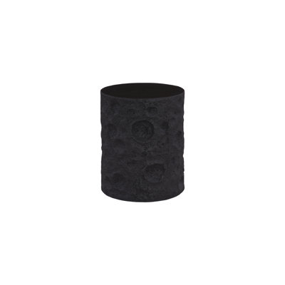 Crater Side Table, Black Stone