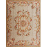 Savonnerie One-of-a-Kind 9' X 12' Hand Knotted Area Rug