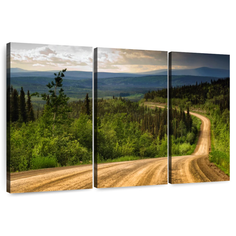 Rorry Dalton Highway Trail, 28" H x 45" W