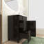 Armoire de salle de bain en panneau de fibres à densité moyenne avec lavabo en céramique, deux tiroirs et une porte-308013409-308013411