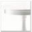 White Side Table with Turned Pedestal