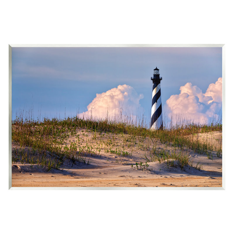Art nautique sur toile flottant "Dunes nautiques" par Rick Berk, H 10 po x l 15 po x P 0,5 po, Bois