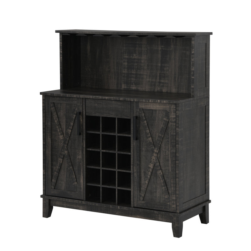 Armoire de bar Dunstable Home, Charbon de bois