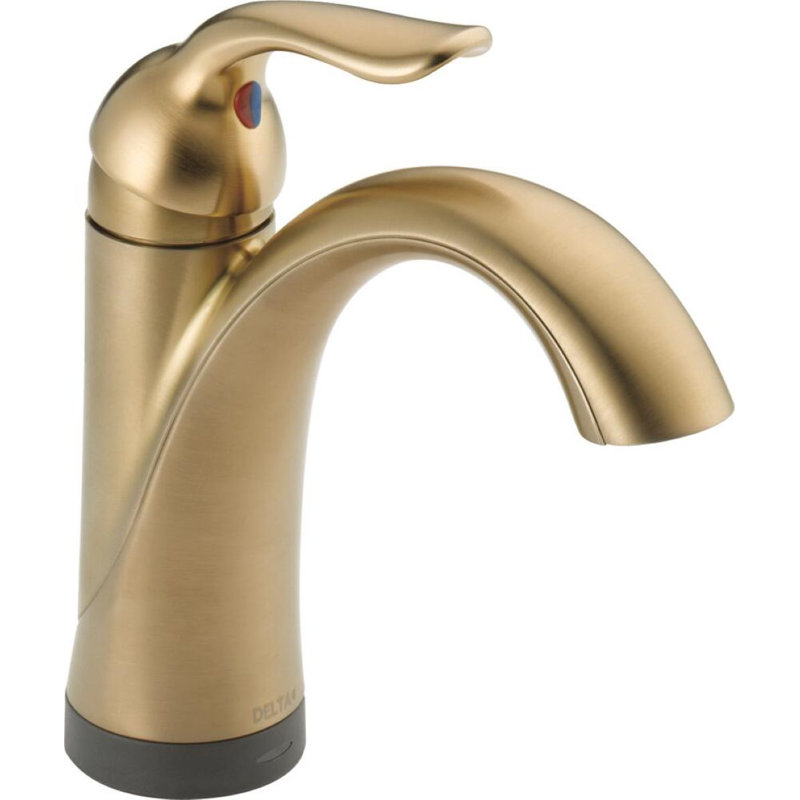 Lahara Touch2O® Bathroom Faucet with Touchless Technology, Brilliance Champagne Bronze
