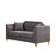 Chenille de 61,5 po avec siège capitonné et mousse, pieds en métal modernes, conception incrustée, salon-1262587332-1262587330