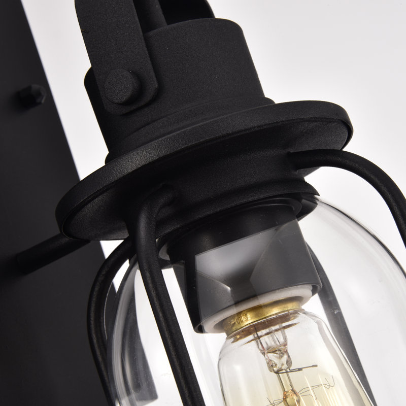 Luminaire de grange d'extérieur 1 lumière Dopkins, H 12,75 po x l 5,25 po x P 6,5 po