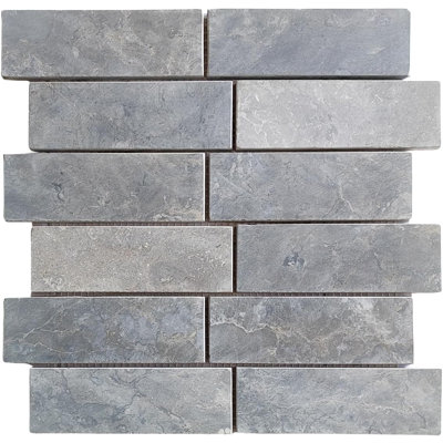 Carreau de mosaïque en marbre 2 po x 6 po CNK
