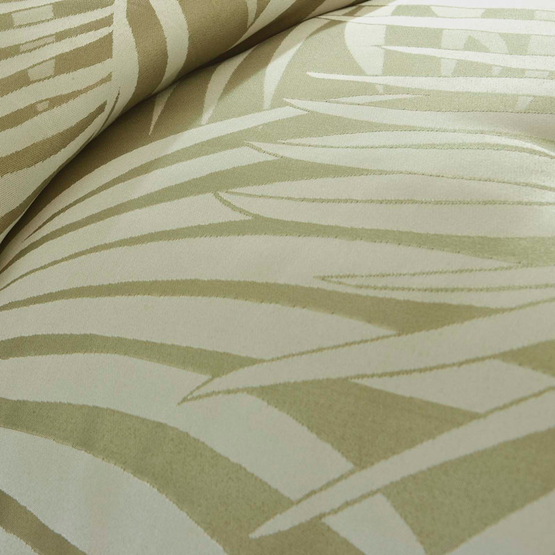 Ensemble d'édredon en polyester , Édredon de très grande taille et 6 pièces suppl, Vert olive